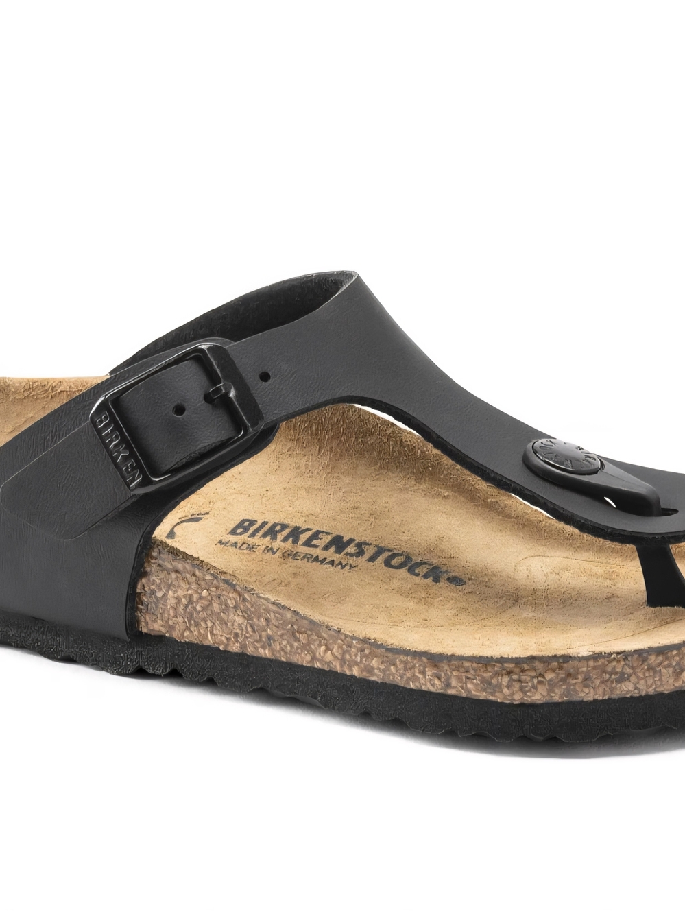 Birkenstock Kids Gizeh Birki Flor Thong Sandals Flip Flops Black Size 31 US 13